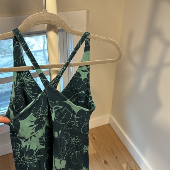Patagonia green floral dress, size small - Picture 3 of 4